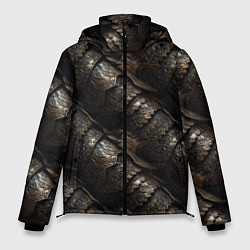 Куртка зимняя мужская Классическая старая броня текстура, цвет: 3D-светло-серый