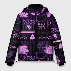 Куртка зимняя мужская Underground pattern color, цвет: 3D-светло-серый