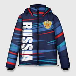Мужская зимняя куртка Россия - blue stripes