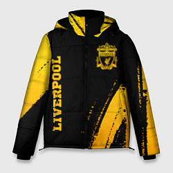 Куртка зимняя мужская Liverpool - gold gradient вертикально, цвет: 3D-черный