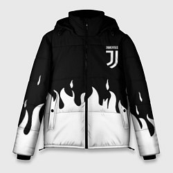 Куртка зимняя мужская Juventus fire, цвет: 3D-черный