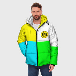 Куртка зимняя мужская Borussia color cport, цвет: 3D-черный — фото 2