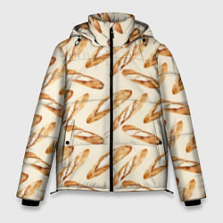Куртка зимняя мужская The baguette pattern, цвет: 3D-черный