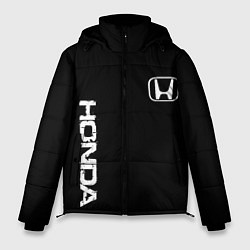 Куртка зимняя мужская Honda white logo auto, цвет: 3D-черный