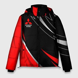 Куртка зимняя мужская Mitsubishi - red and black, цвет: 3D-красный