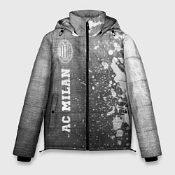 Мужская зимняя куртка AC Milan - grey gradient по-вертикали