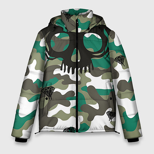 Мужская зимняя куртка Камуфляж / 3D-Светло-серый – фото 1