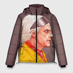 Куртка зимняя мужская Доктор Браун, цвет: 3D-черный