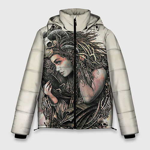 Мужская зимняя куртка Немезида / 3D-Светло-серый – фото 1