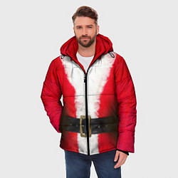 Куртка зимняя мужская Дед мороз, цвет: 3D-черный — фото 2