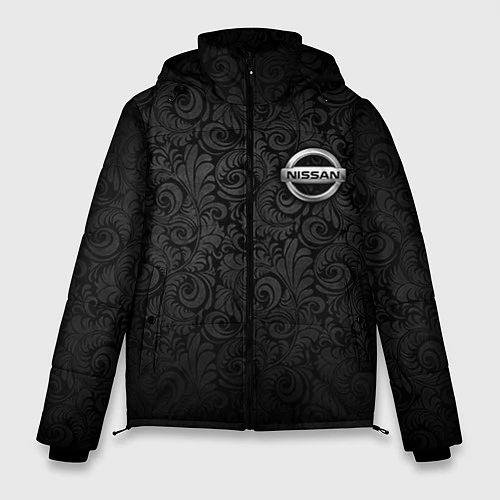 Мужская зимняя куртка Nissan / 3D-Светло-серый – фото 1