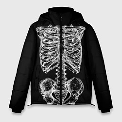 Куртка зимняя мужская Скелет, цвет: 3D-черный