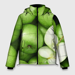 Куртка зимняя мужская Яблочная, цвет: 3D-черный
