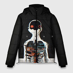 Куртка зимняя мужская Three Days Grace: Skeleton, цвет: 3D-черный