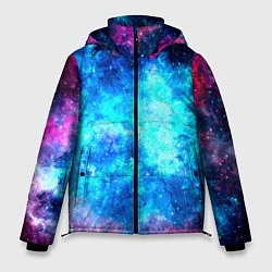 Мужская зимняя куртка Голубая вселенная