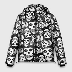Куртка зимняя мужская Misfits Pattern, цвет: 3D-черный