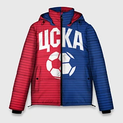 Куртка зимняя мужская ЦСКА, цвет: 3D-красный