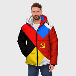 Куртка зимняя мужская Вечная Россия, цвет: 3D-красный — фото 2