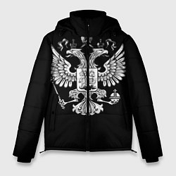 Куртка зимняя мужская Двуглавый орел, цвет: 3D-черный