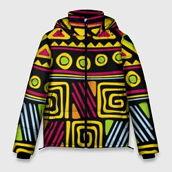 Куртка зимняя мужская Африка, цвет: 3D-черный