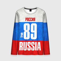 Лонгслив мужской Russia: from 89, цвет: 3D-принт