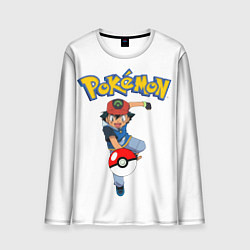 Лонгслив мужской Pokemon: Ash Ketchum, цвет: 3D-принт