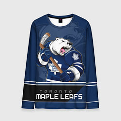 Лонгслив мужской Toronto Maple Leafs, цвет: 3D-принт