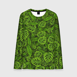 Мужской лонгслив Тропические листья