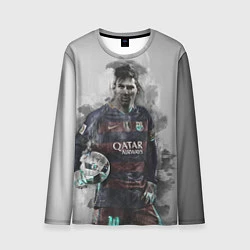 Лонгслив мужской Lionel Messi, цвет: 3D-принт