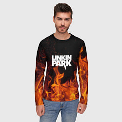 Лонгслив мужской Linkin Park: Hell Flame, цвет: 3D-принт — фото 2