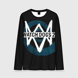 Лонгслив мужской Watch Dogs 2, цвет: 3D-принт
