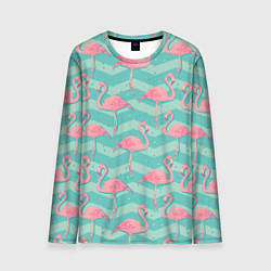 Мужской лонгслив Flamingo Pattern