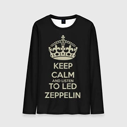 Мужской лонгслив Keep Calm & Led Zeppelin