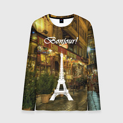 Мужской лонгслив Bonjour - Paris