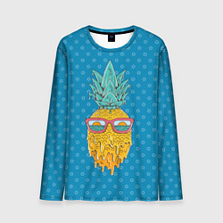 Лонгслив мужской Ананасовое лето, цвет: 3D-принт