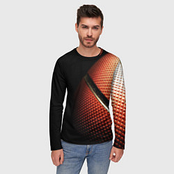 Лонгслив мужской Баскетбольный мяч, цвет: 3D-принт — фото 2