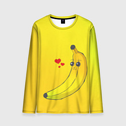 Лонгслив мужской Just Banana (Yellow), цвет: 3D-принт