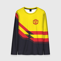 Лонгслив мужской Man United FC: Yellow style, цвет: 3D-принт