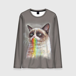 Лонгслив мужской Grumpy Cat, цвет: 3D-принт