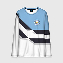 Мужской лонгслив Manchester City FC: White style