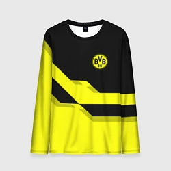 Лонгслив мужской BVB FC: Yellow style, цвет: 3D-принт
