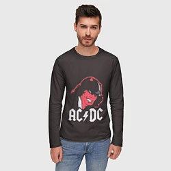 Лонгслив мужской AC/DC Devil, цвет: 3D-принт — фото 2