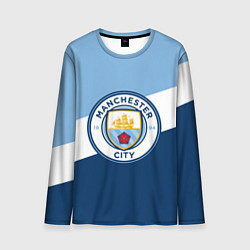 Лонгслив мужской FC Manchester City: Colors, цвет: 3D-принт