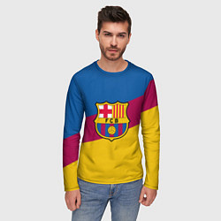 Лонгслив мужской FC Barcelona 2018 Colors, цвет: 3D-принт — фото 2