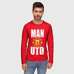 Лонгслив мужской Man Utd, цвет: 3D-принт — фото 2
