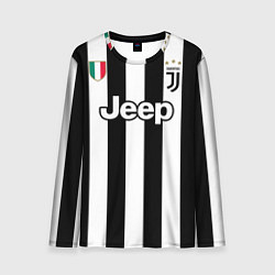 Лонгслив мужской Juventus FC: Higuain Home 17/18, цвет: 3D-принт