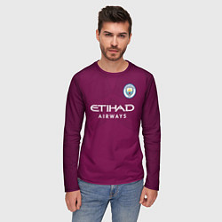 Лонгслив мужской Man City FC: Sterling Away 17/18, цвет: 3D-принт — фото 2