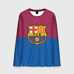 Лонгслив мужской Barcelona FC: Duo Color, цвет: 3D-принт