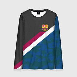 Лонгслив мужской FC Barcelona: Sport Camo, цвет: 3D-принт