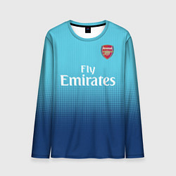 Лонгслив мужской Arsenal FC: Ozil Blue Away 17/18, цвет: 3D-принт